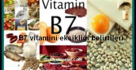 b7 vitamini eksikliği belirtileri